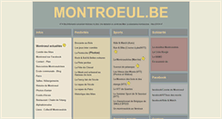 Desktop Screenshot of montroeul.be